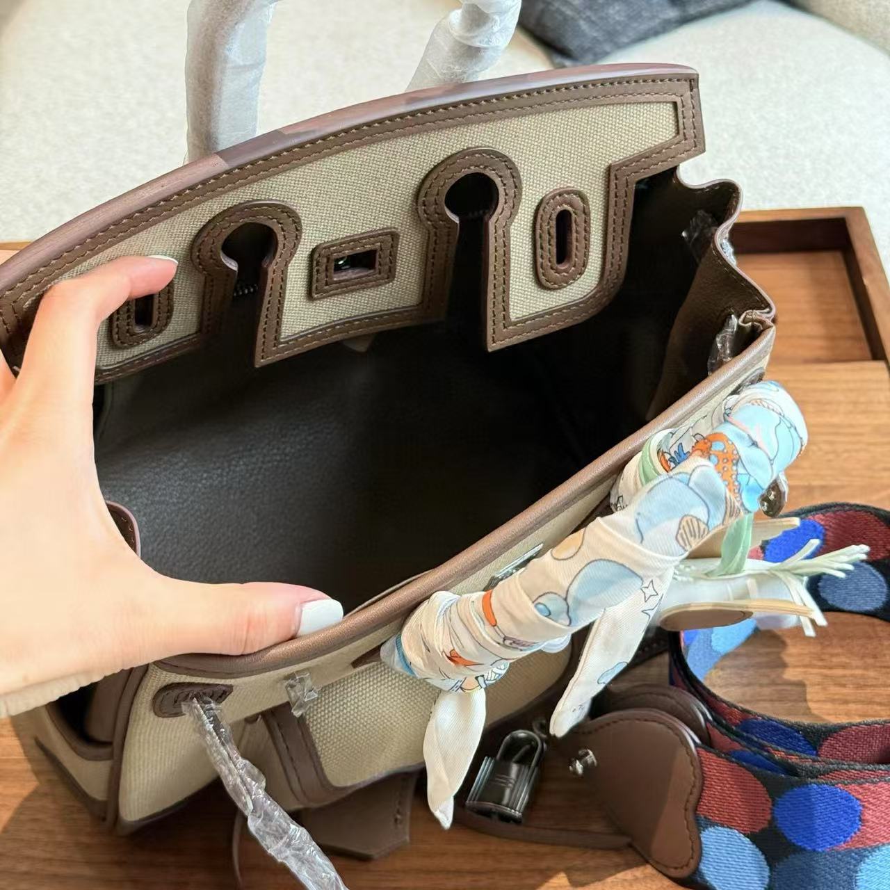 HERME5の高品質キャンバスハンドバッグ【 50％割引+送料無料】