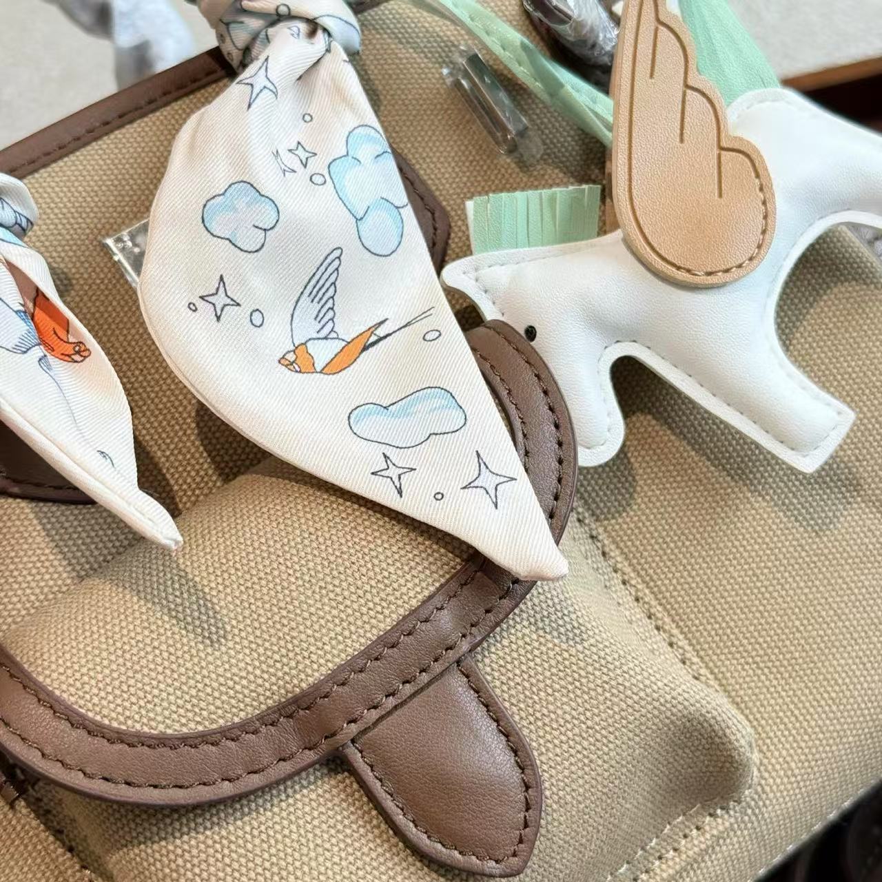 HERME5の高品質キャンバスハンドバッグ【 50％割引+送料無料】