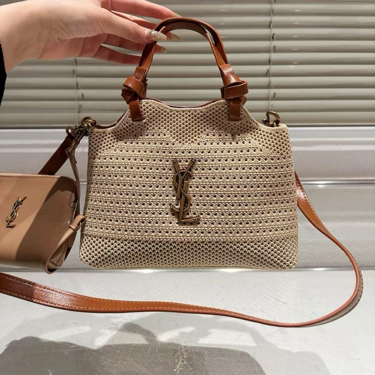 YSLの高品質ストローバッグ【 50％割引+送料無料】