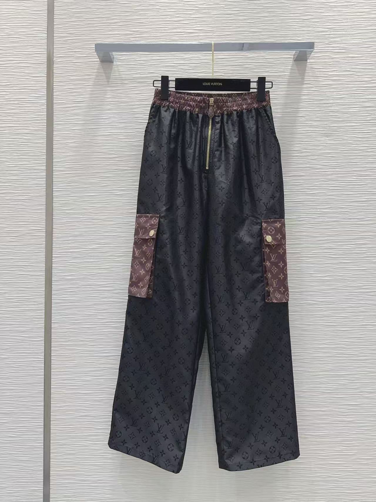LVジャカードジッパーカジュアルパンツ【 50％割引+送料無料】
