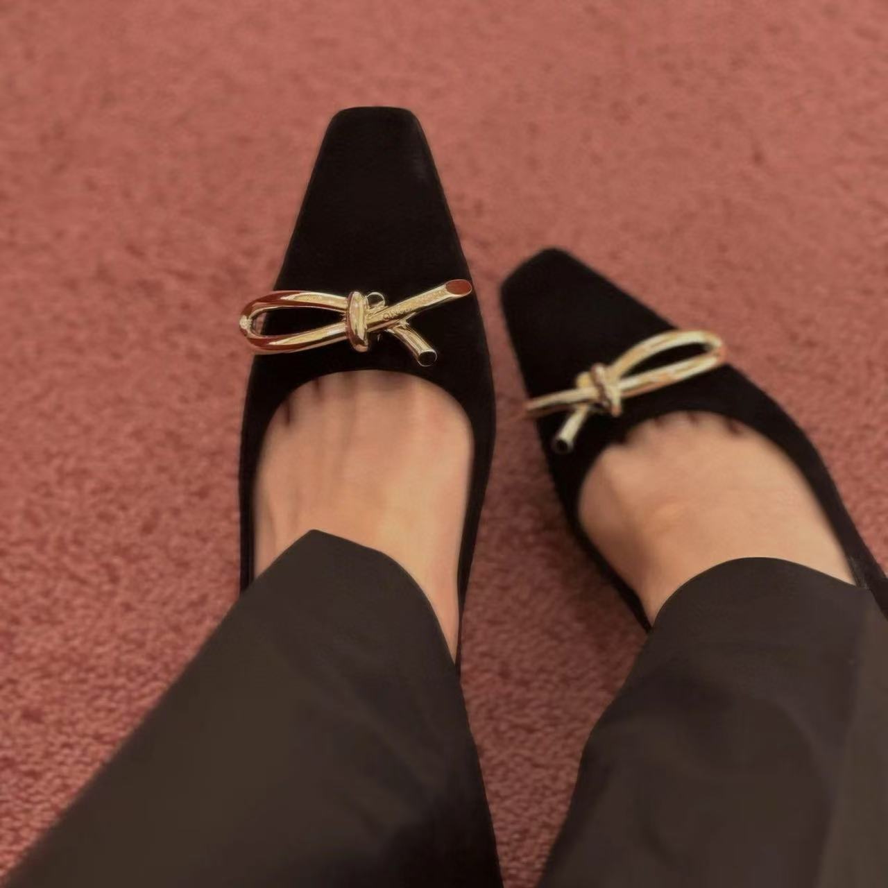 FERRACAM0 高品質の小さなスクエアヘッドハイヒール【50％割引+送料無料】