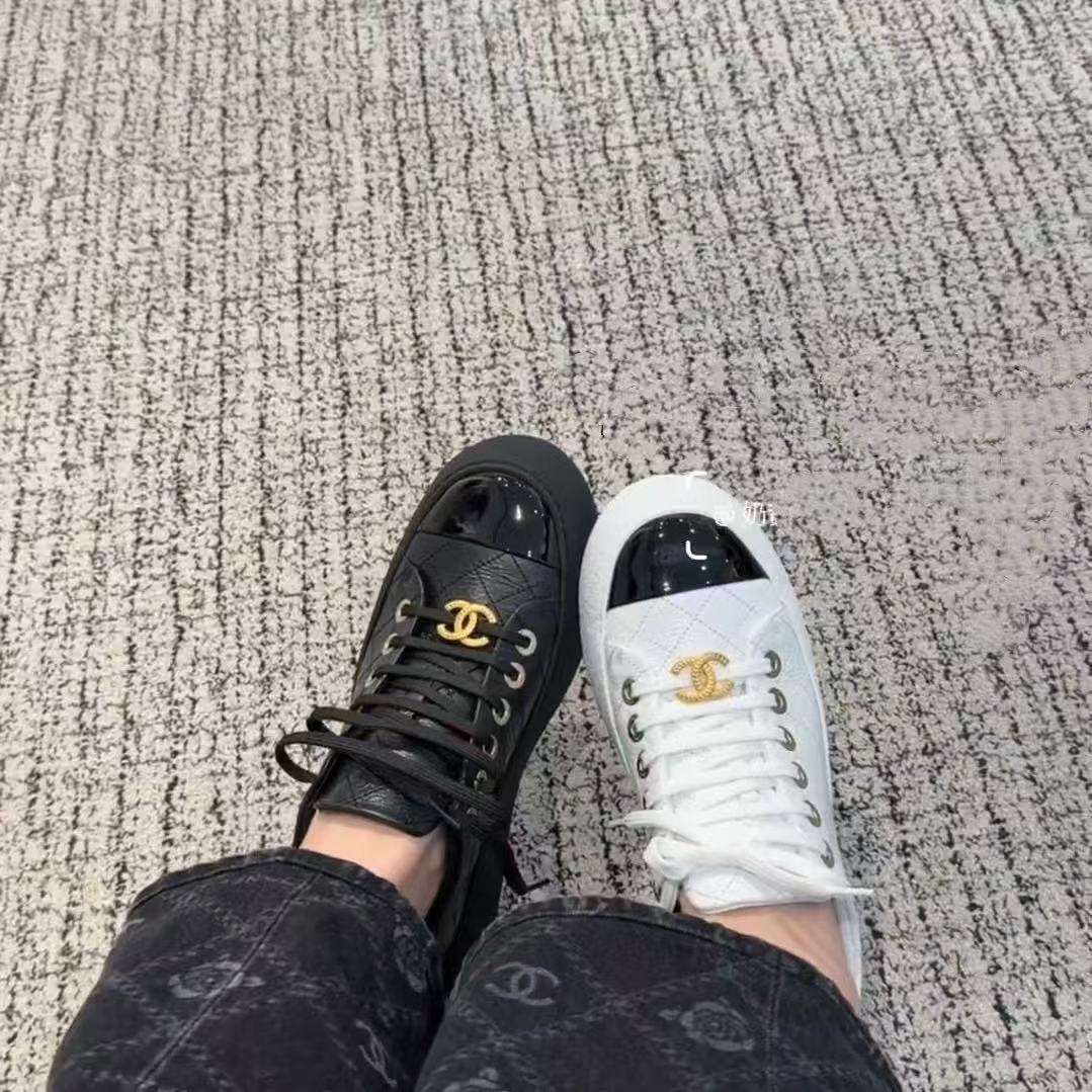 CHANE1 高品質パテントレザーカジュアルシューズ【50％割引+送料無料】