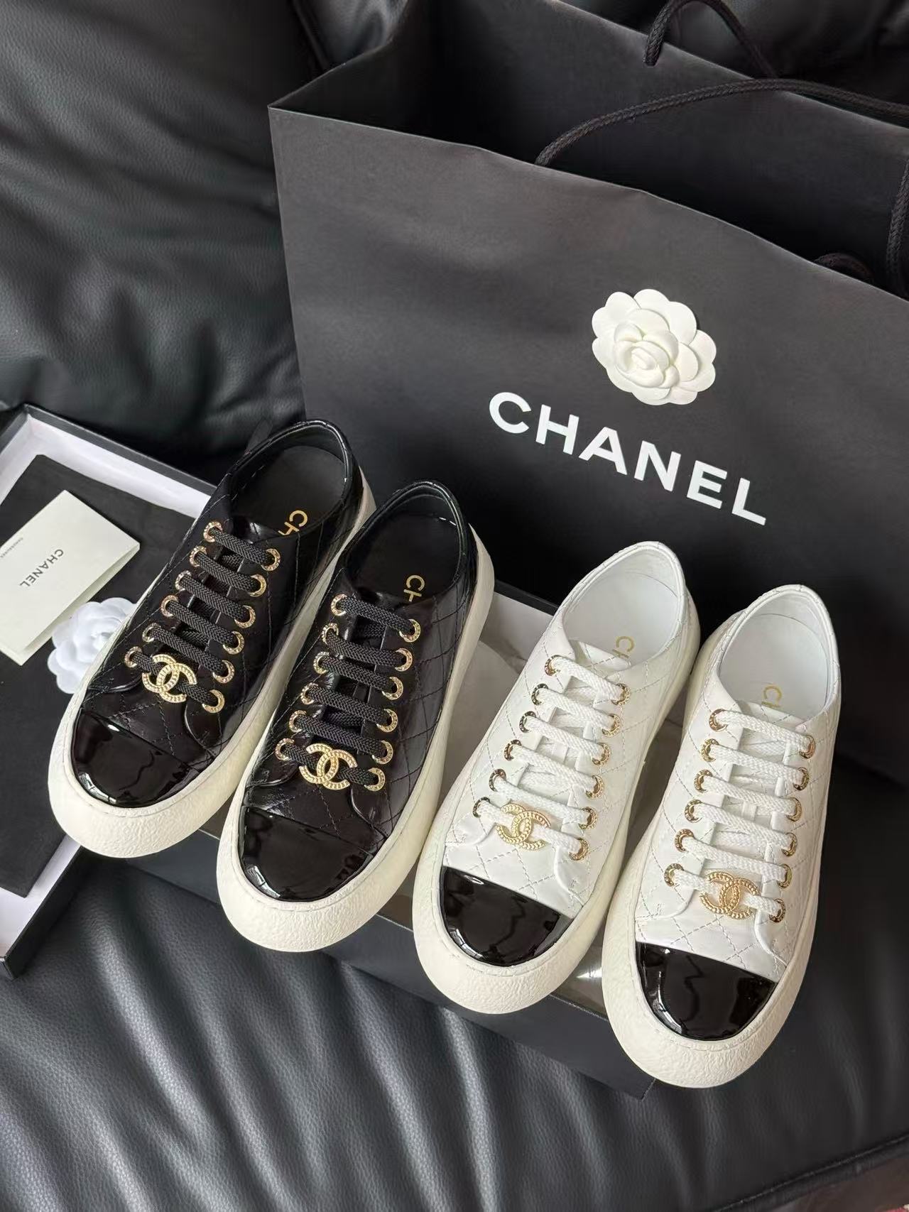 CHANE1 高品質パテントレザーカジュアルシューズ【50％割引+送料無料】