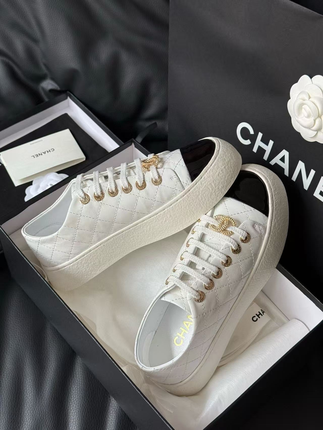 CHANE1 高品質パテントレザーカジュアルシューズ【50％割引+送料無料】