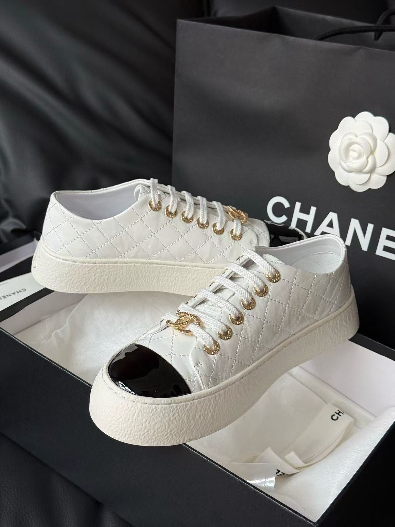 CHANE1 高品質パテントレザーカジュアルシューズ【50％割引+送料無料】