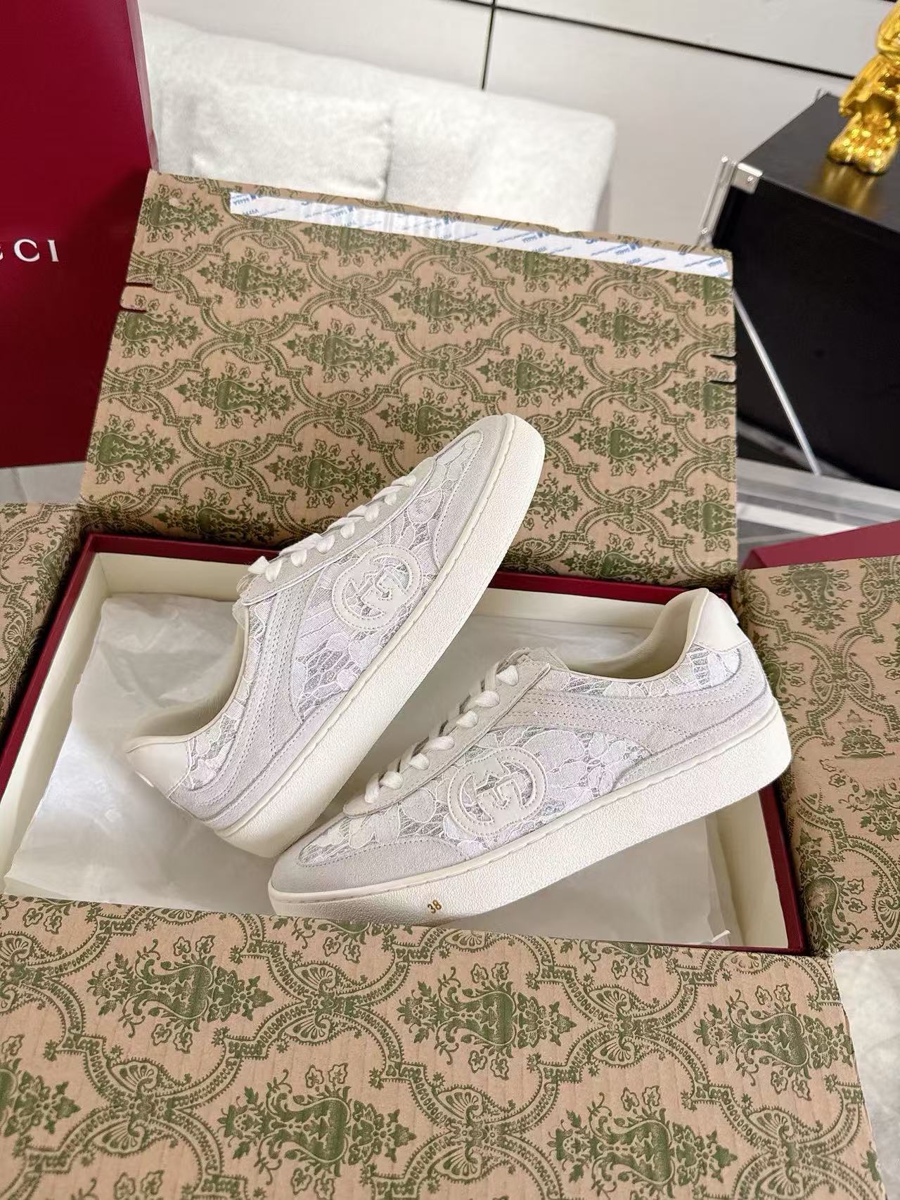 GUCC1の高品質ダブルGカジュアルシューズ【50％割引+送料無料】