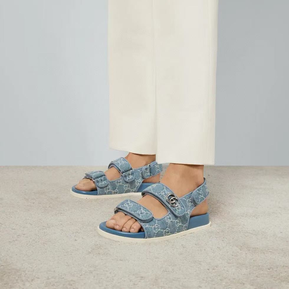 GUCC1 高品質ベルクロサンダル【50％割引+送料無料】