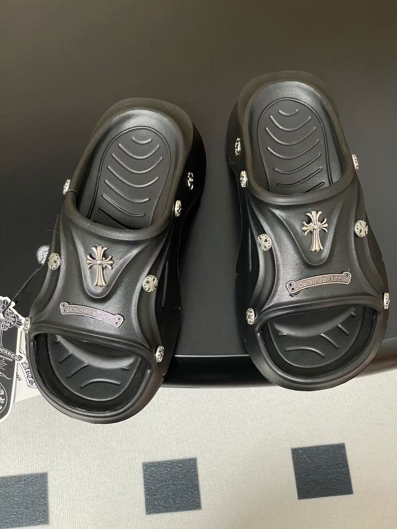 Chr0me Heartsの高品質プラットフォームスリッパ【50％割引+送料無料】