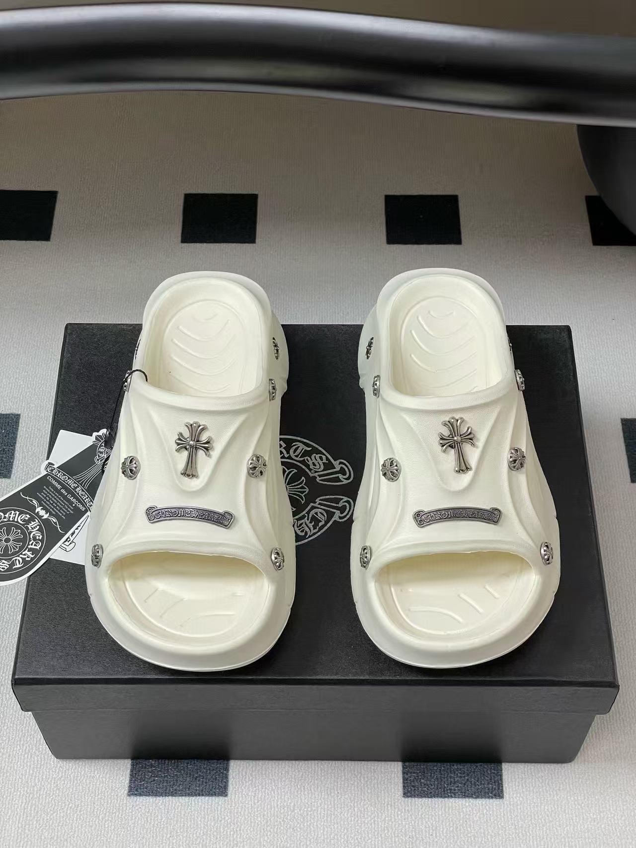 Chr0me Heartsの高品質プラットフォームスリッパ【50％割引+送料無料】