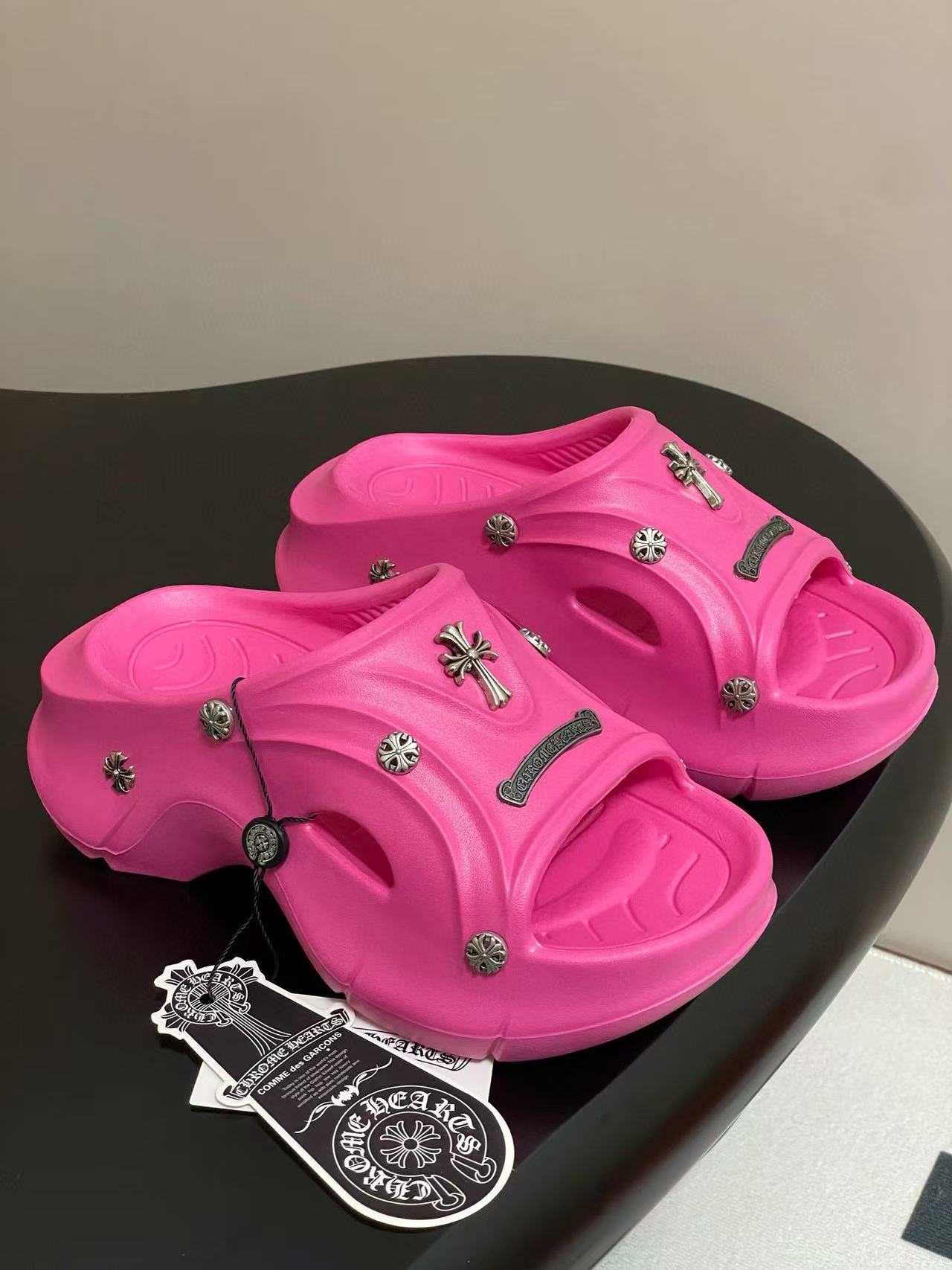 Chr0me Heartsの高品質プラットフォームスリッパ【50％割引+送料無料】