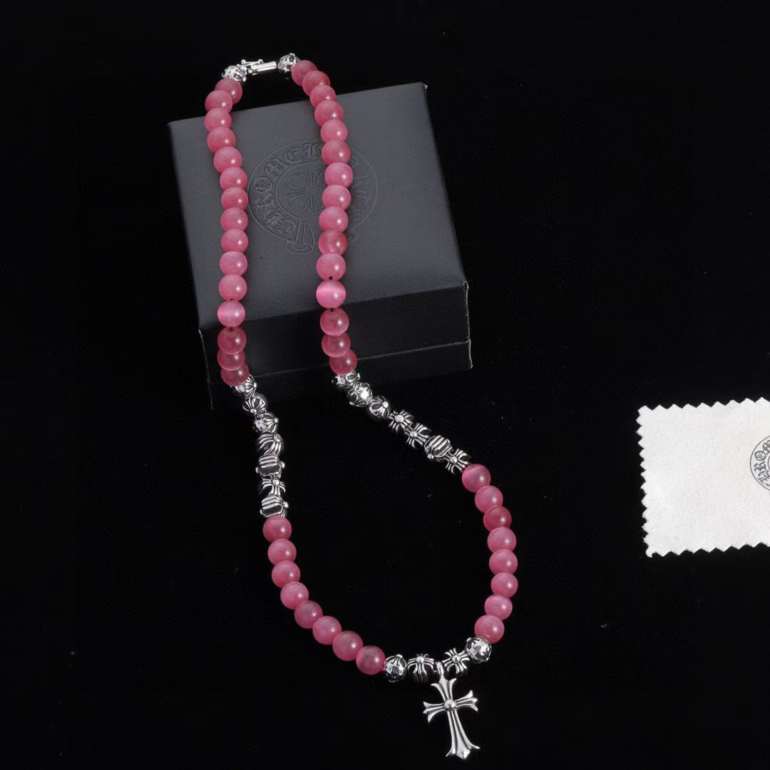 Chr0me Heartsクロスビーズネックレス【50％割引+送料無料】