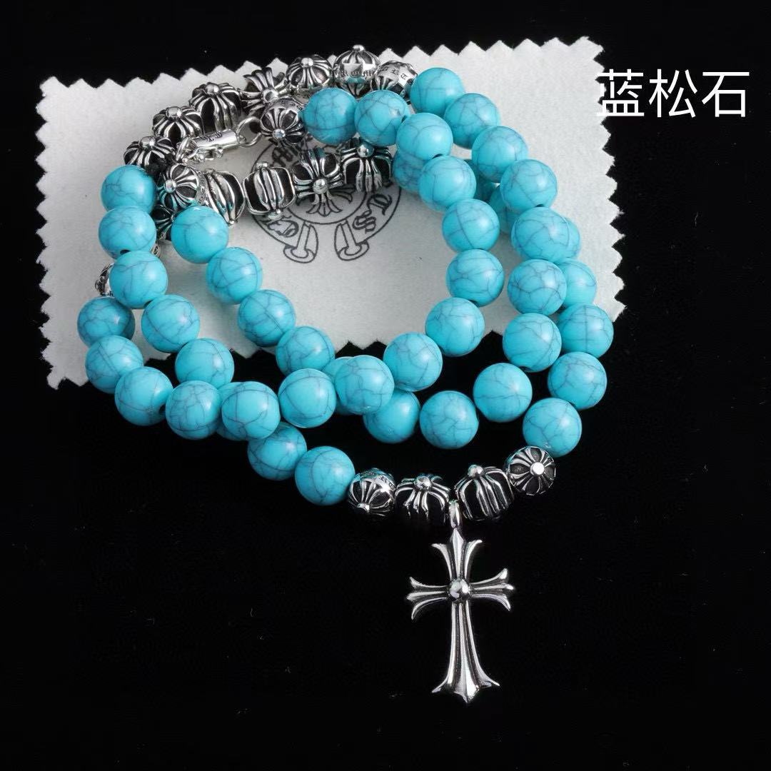 Chr0me Heartsクロスビーズネックレス【50％割引+送料無料】