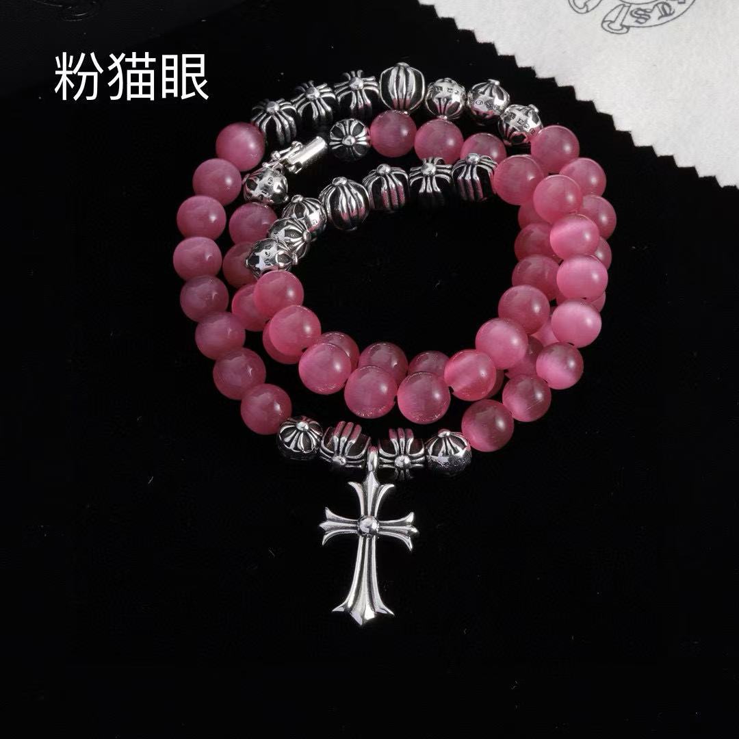 Chr0me Heartsクロスビーズネックレス【50％割引+送料無料】