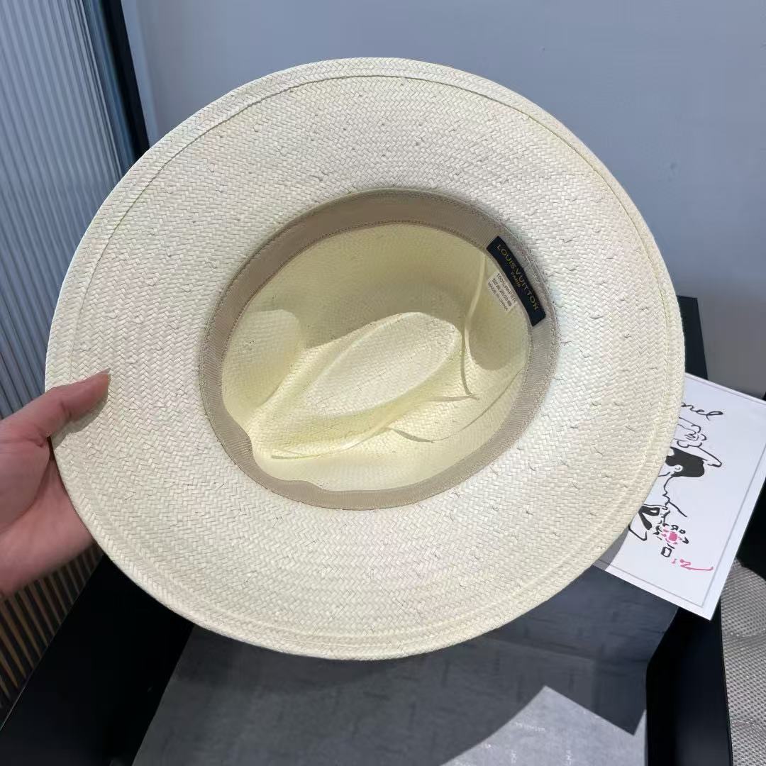 LVサンシェードカラーマッチング麦わら帽子【50％割引+送料無料】