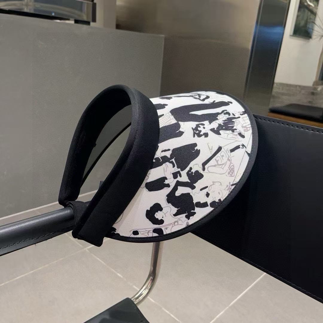 CHANE1 中空トッププリントサンハット【50％割引+送料無料】