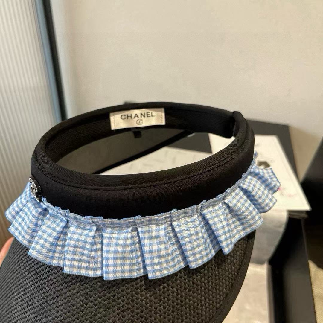 CHANE1 ダブルC ホロートップ サンハット【50％割引+送料無料】