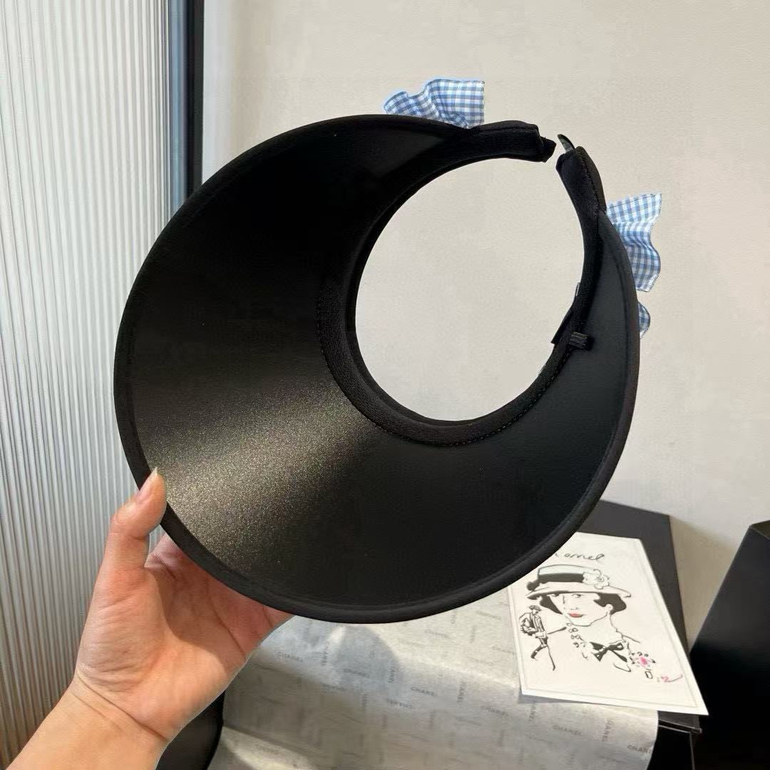 CHANE1 ダブルC ホロートップ サンハット【50％割引+送料無料】