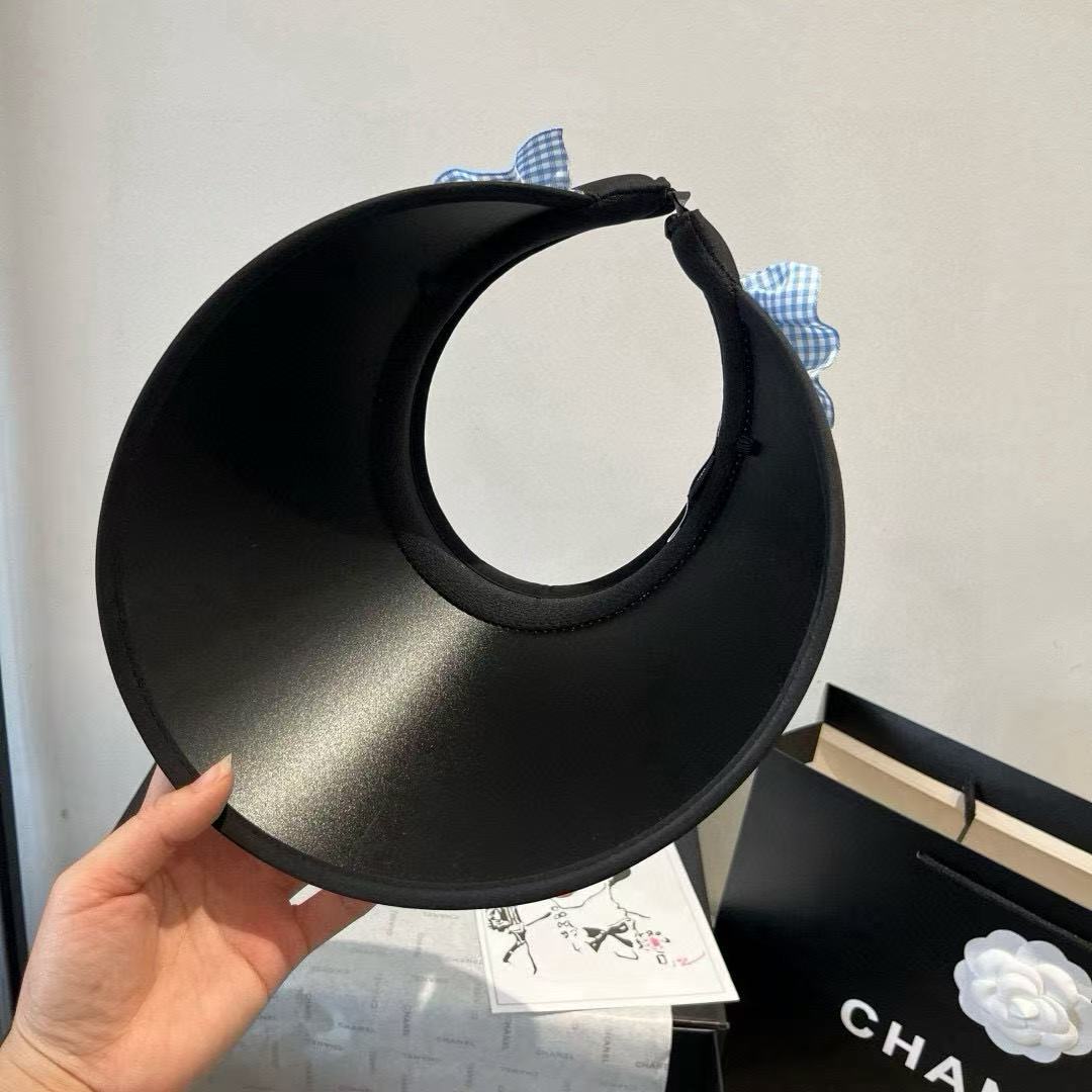 CHANE1 ダブルC ホロートップ サンハット【50％割引+送料無料】