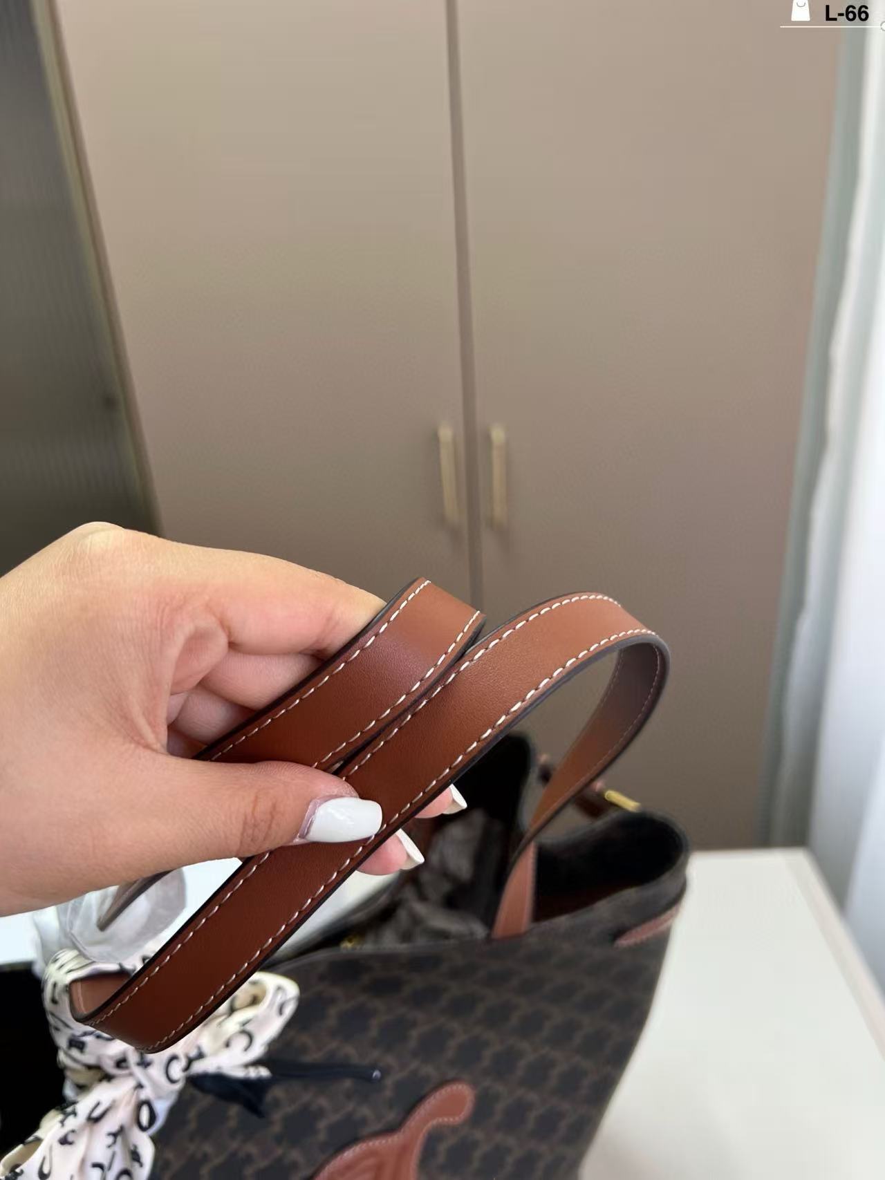 CEL1NE 凱旋門プリント ショッピングバッグ【50％割引+送料無料】