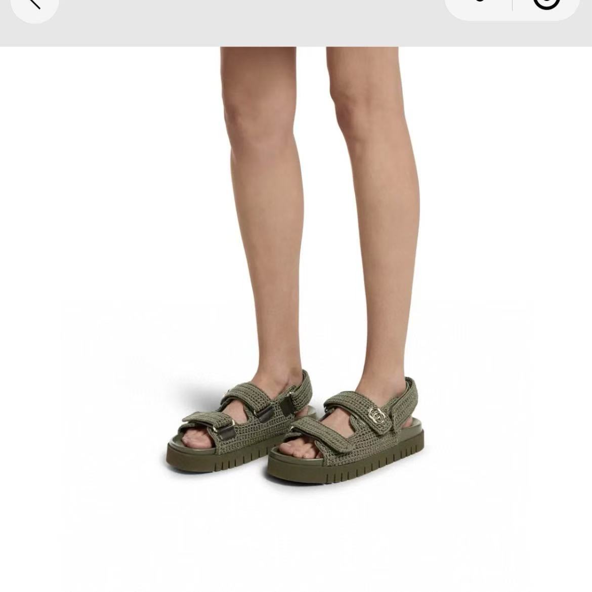 GUCC1 高品質ウールかぎ針編みビーチサンダル【50％割引+送料無料】