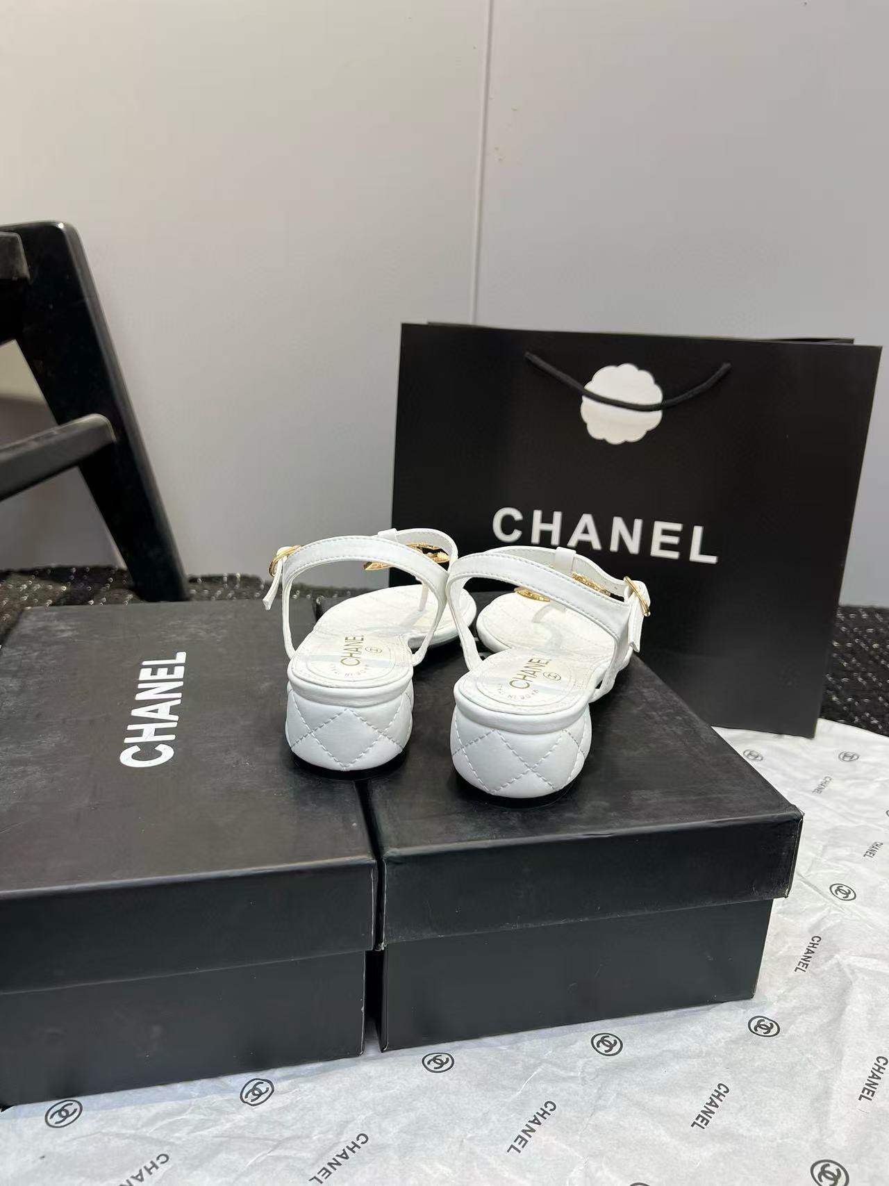 CHANE1 シンプルダブルCサンダル【50％割引+送料無料】