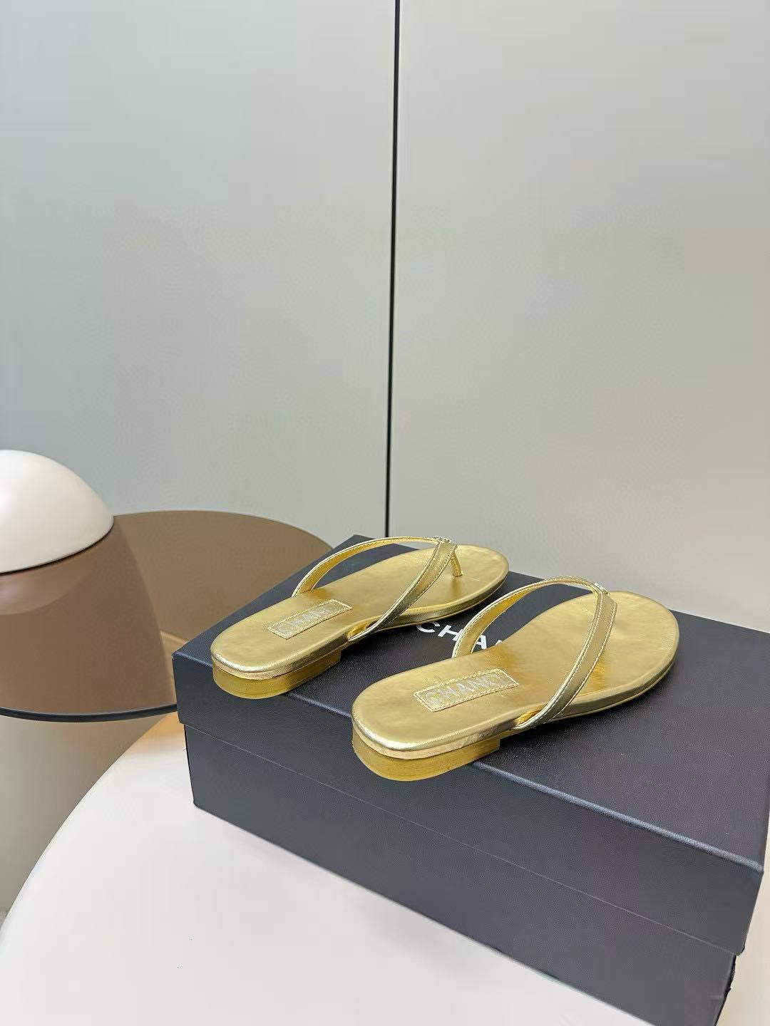 CHANE1 高品質ダブルCシープスキンスリッパ【50％割引+送料無料】