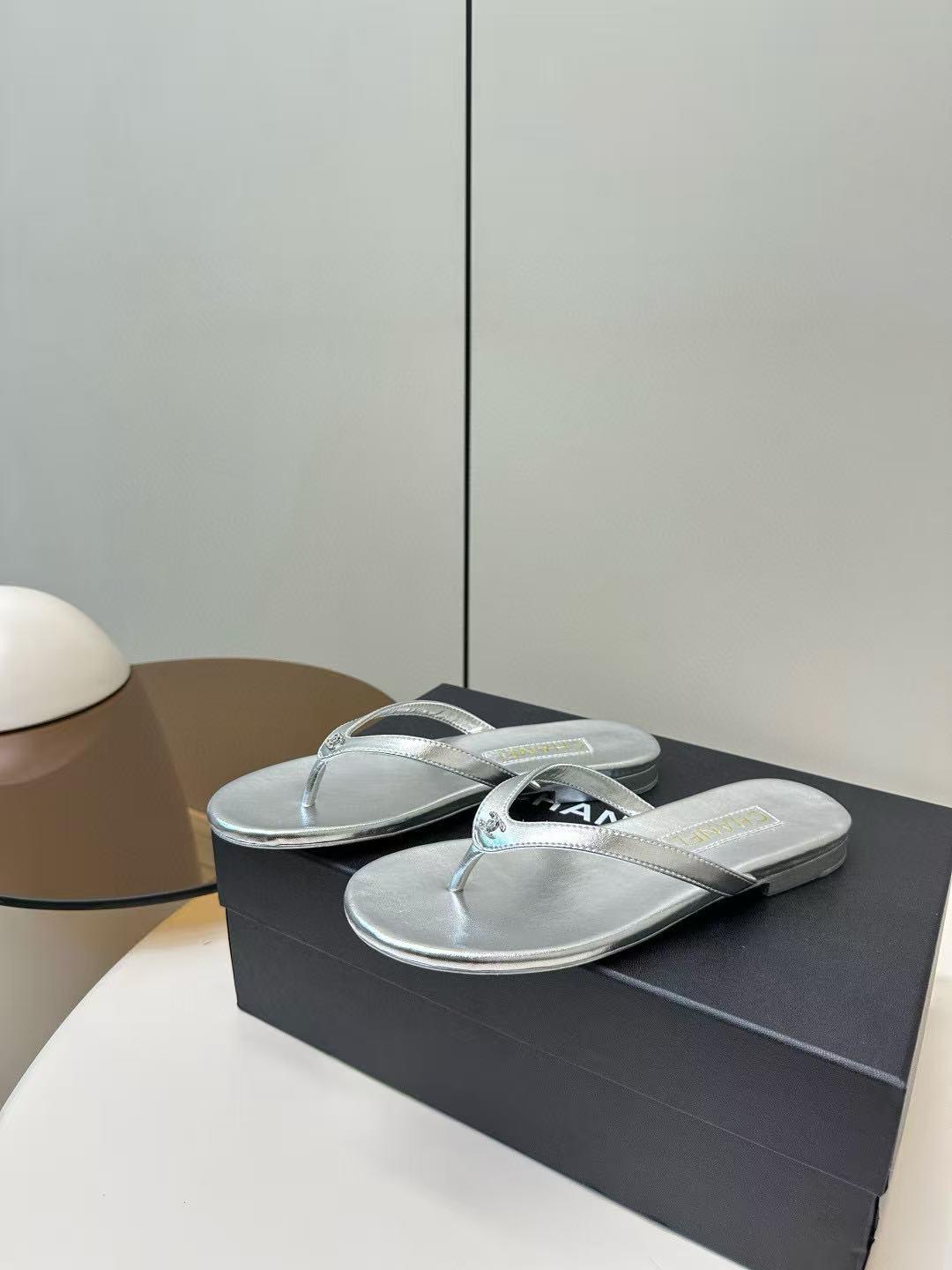 CHANE1 高品質ダブルCシープスキンスリッパ【50％割引+送料無料】