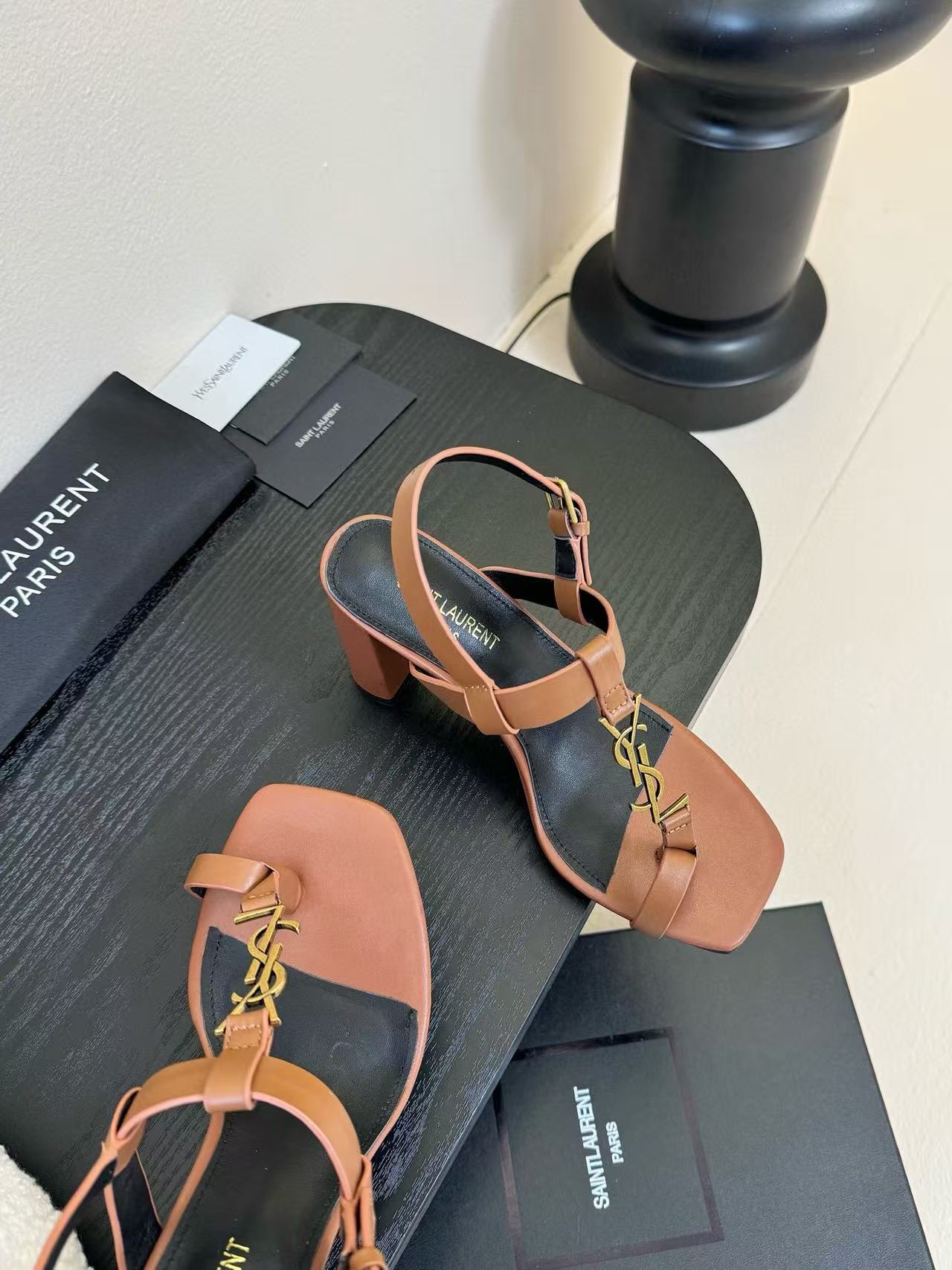 YSLの高品質ハイヒールサンダル【50％割引+送料無料】