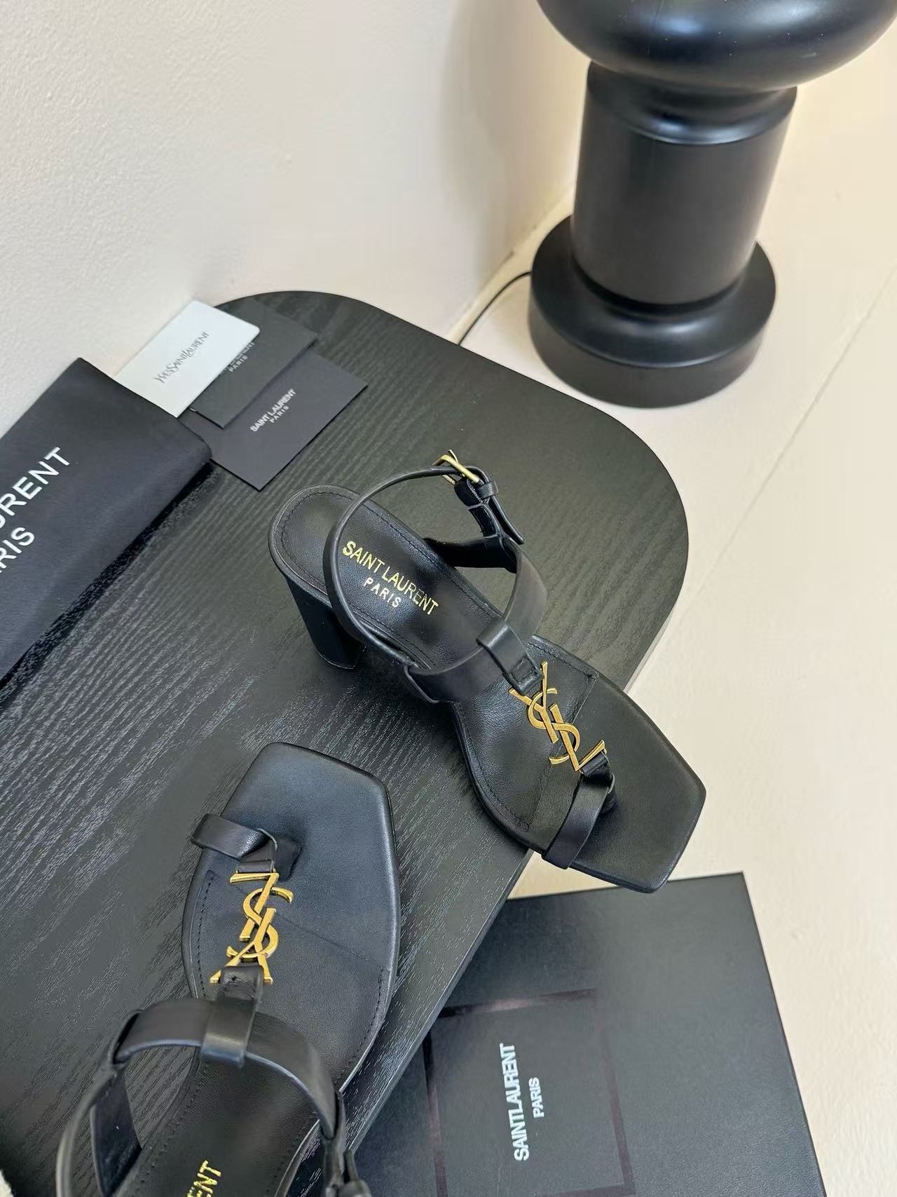 YSLの高品質ハイヒールサンダル【50％割引+送料無料】