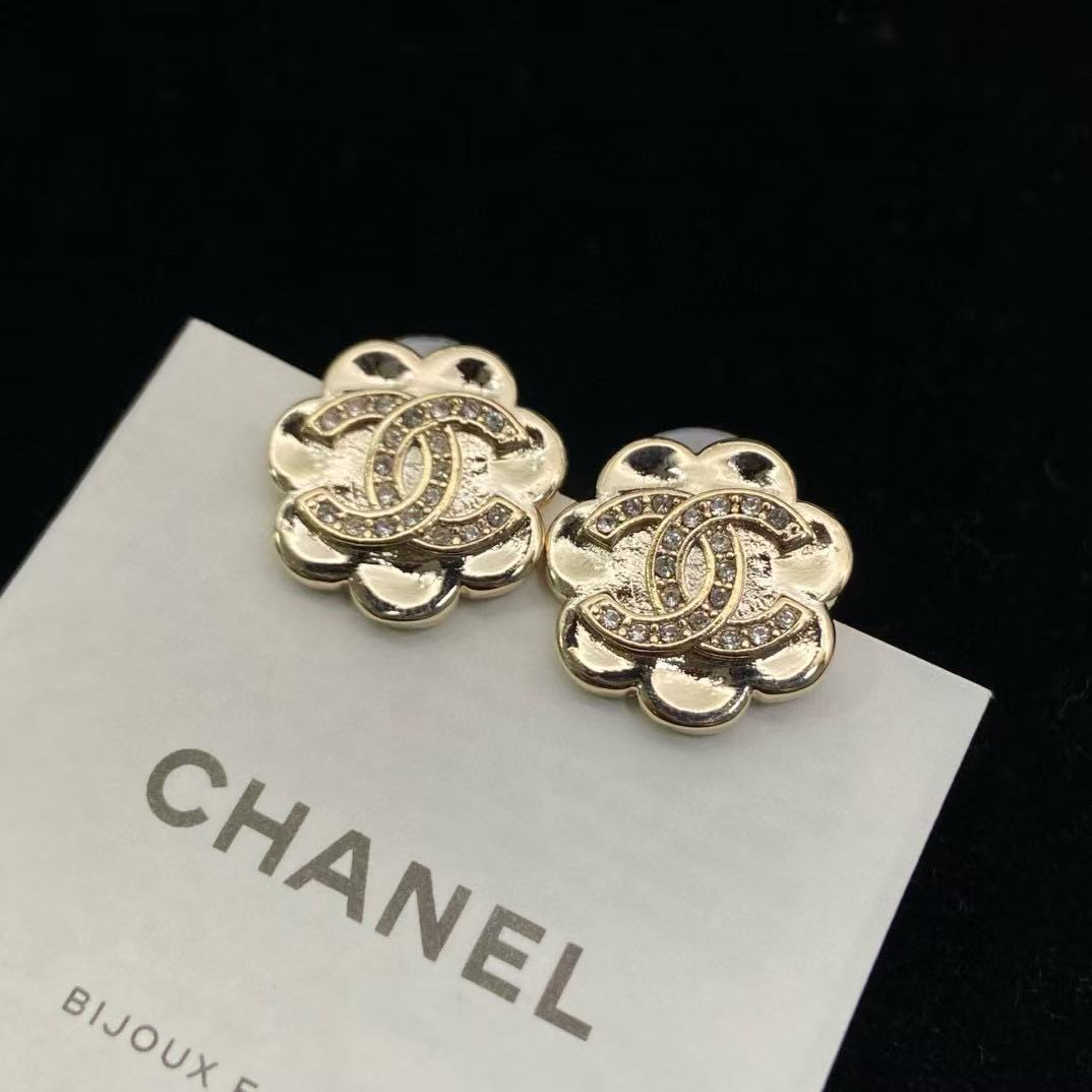 CHANE1 ダブルCイヤリング【50％割引+送料無料】