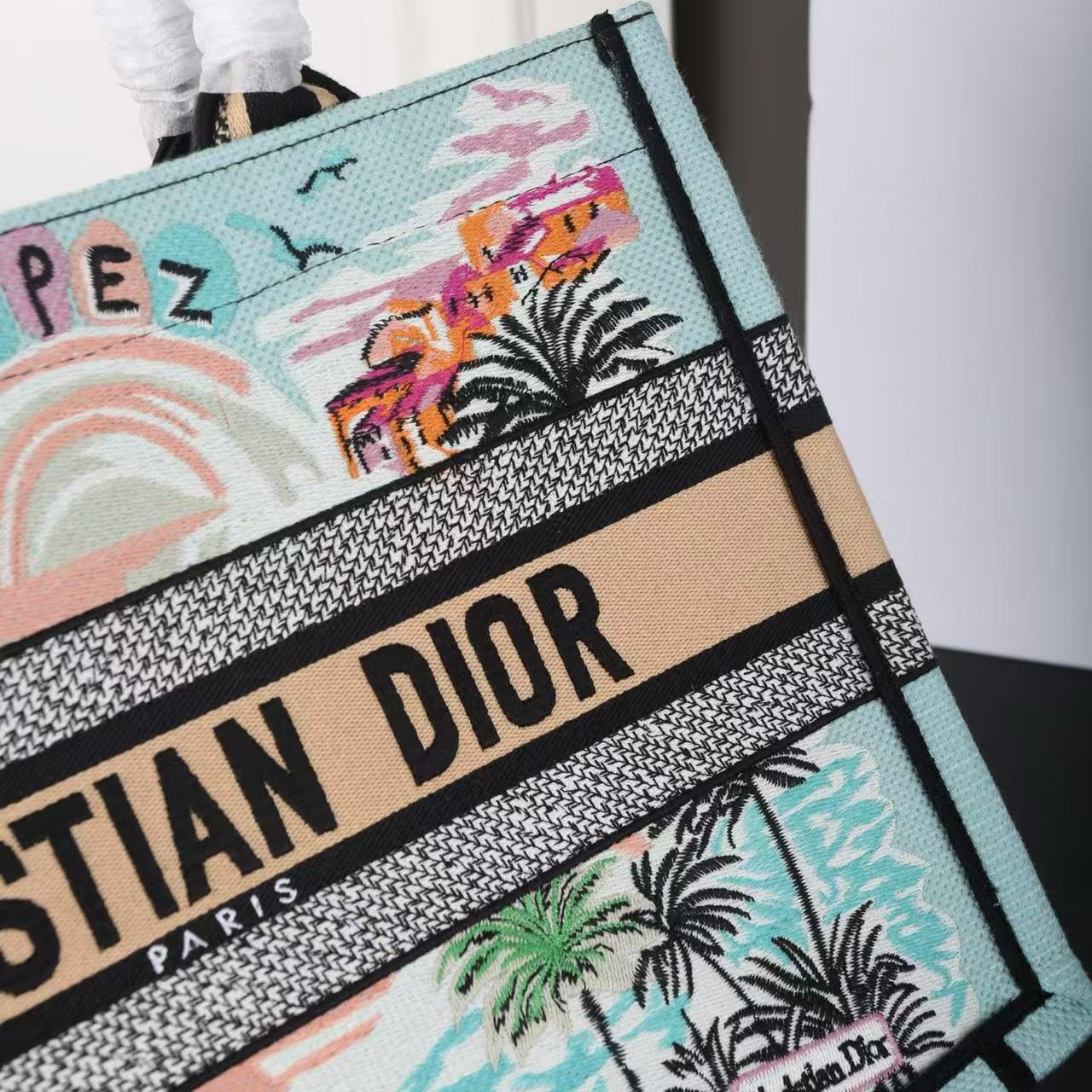 DI0R刺繍ショッピングバッグ【50％割引+送料無料】