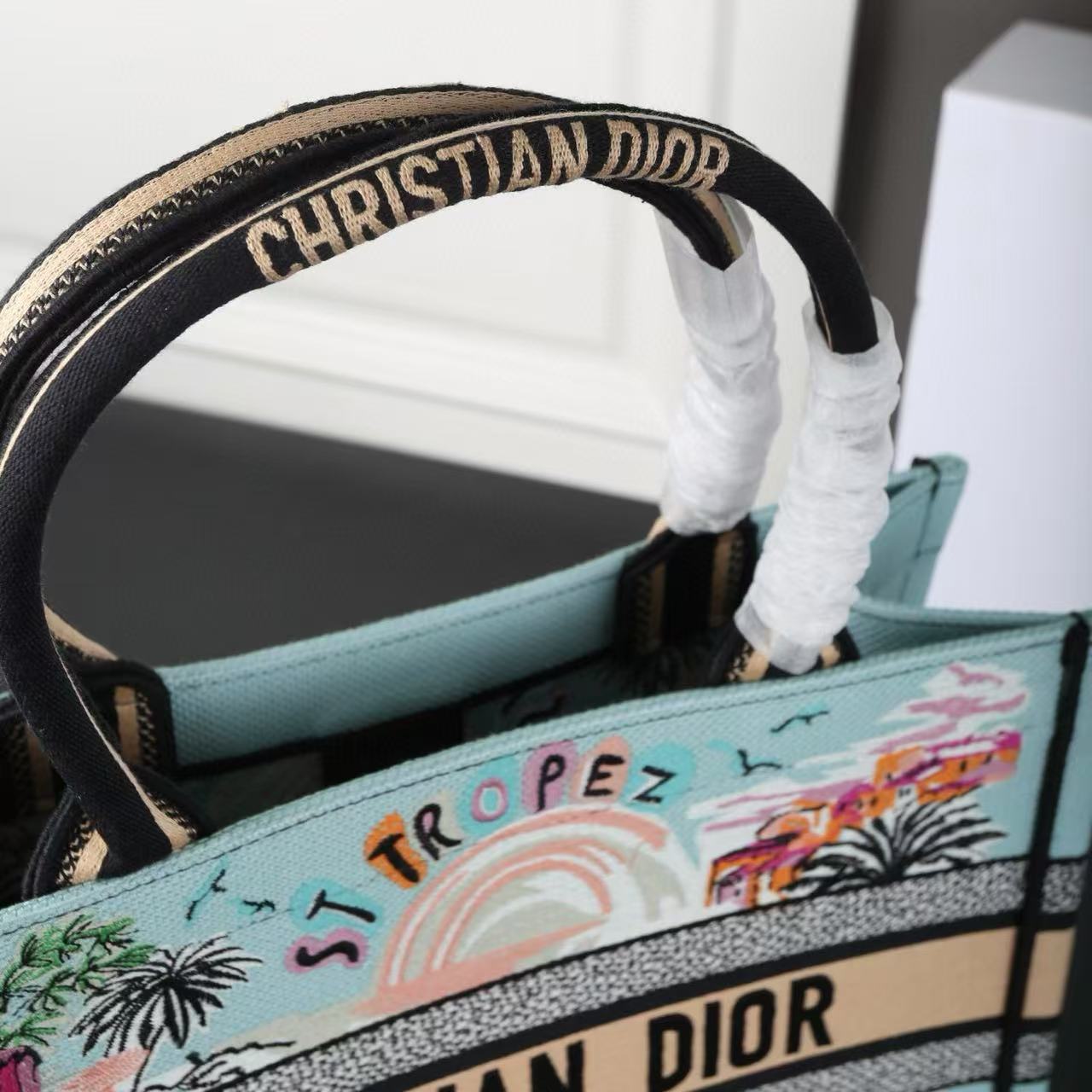 DI0R刺繍ショッピングバッグ【50％割引+送料無料】