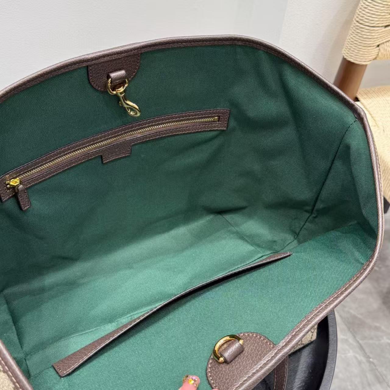 GUCC1 レザーショッピングバッグ【50％割引+送料無料】