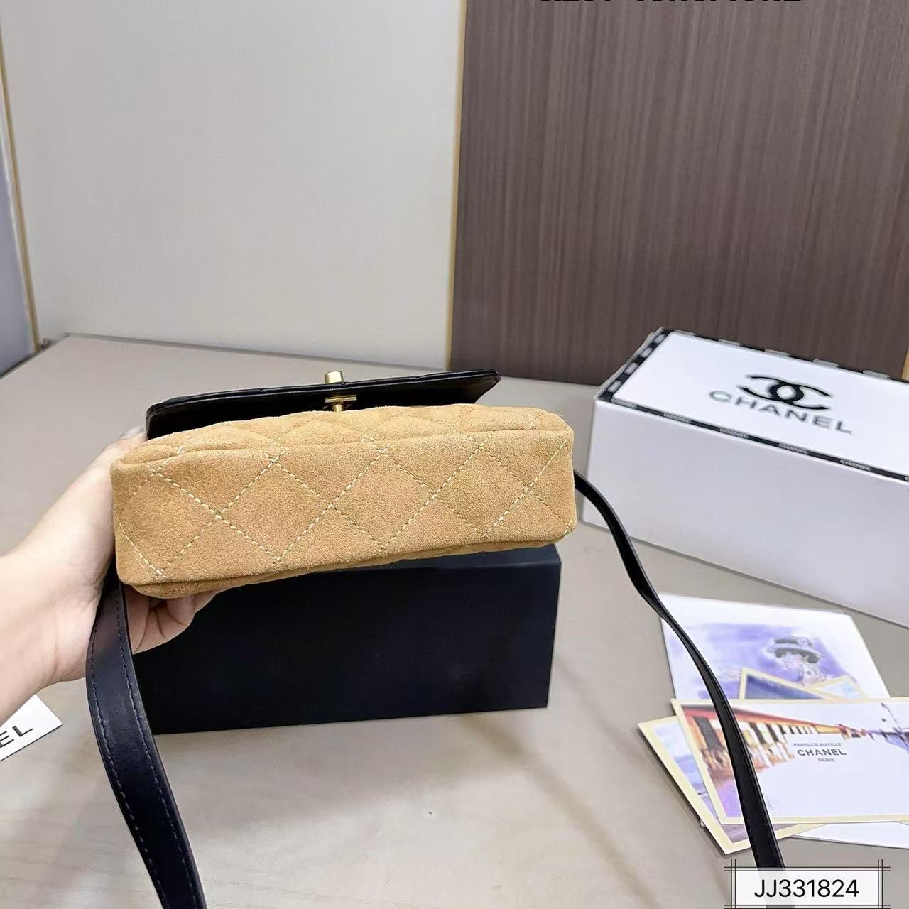 CHANE1 カラーブロック ショルダー クロスボディバッグ【50％割引+送料無料】