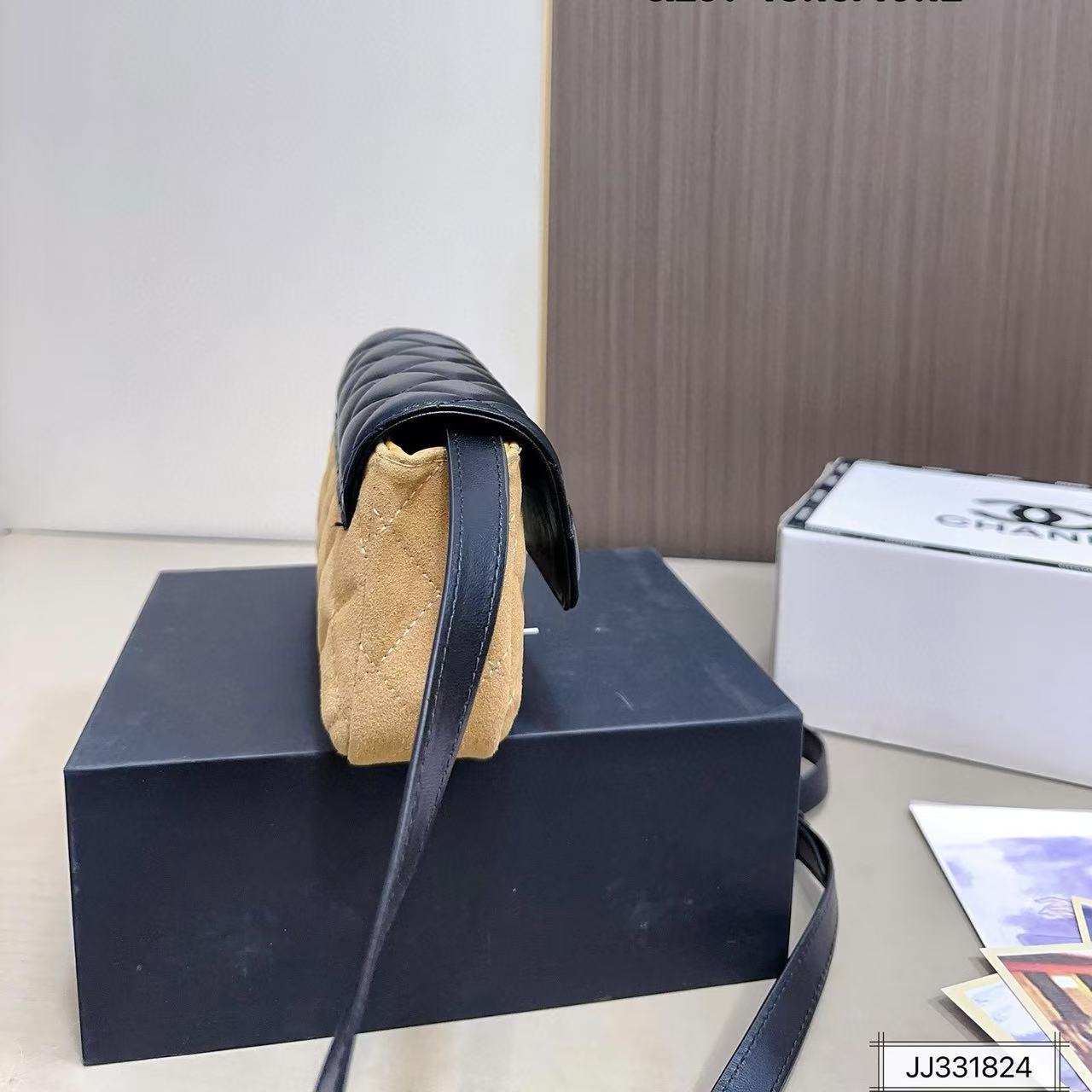 CHANE1 カラーブロック ショルダー クロスボディバッグ【50％割引+送料無料】