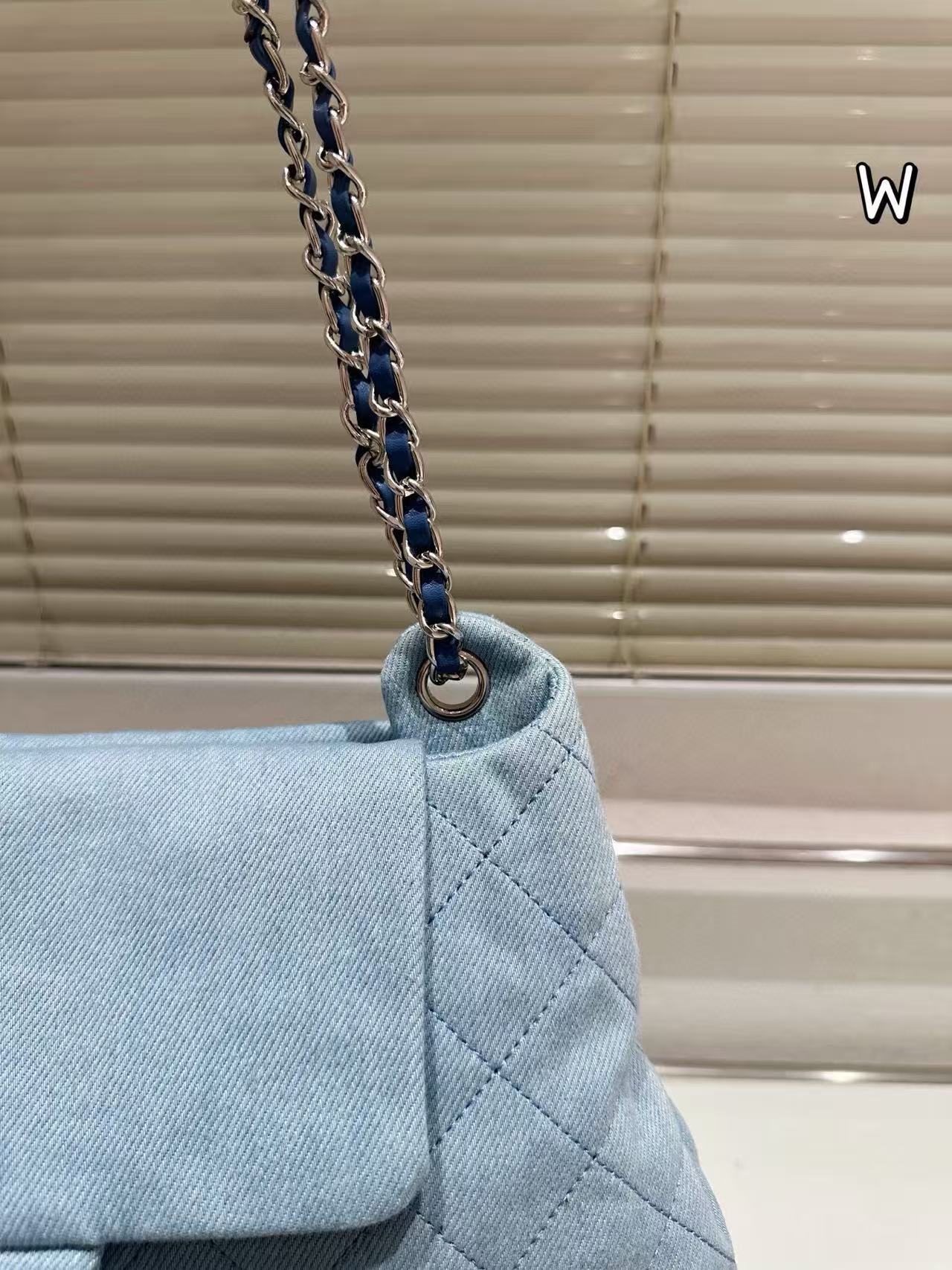 CHANE1 チェーンデニムバッグ【50％割引+送料無料】