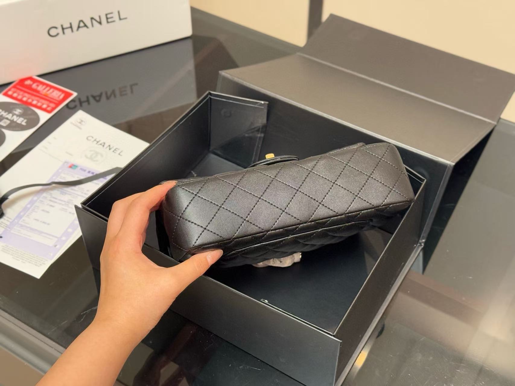 CHANE1 ダブルCショルダークロスボディバッグ【50％割引+送料無料】