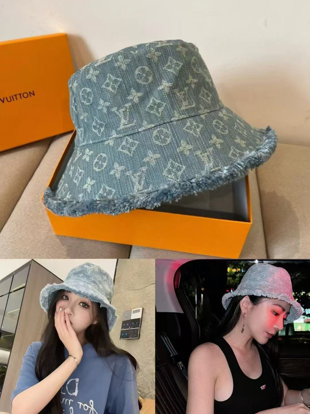 LVデニムバケットハット【50％割引+送料無料】