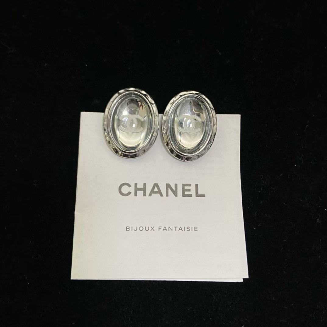 CHANE1 ダブルCイヤリング+ネックレス 2点セット【50％割引+送料無料】