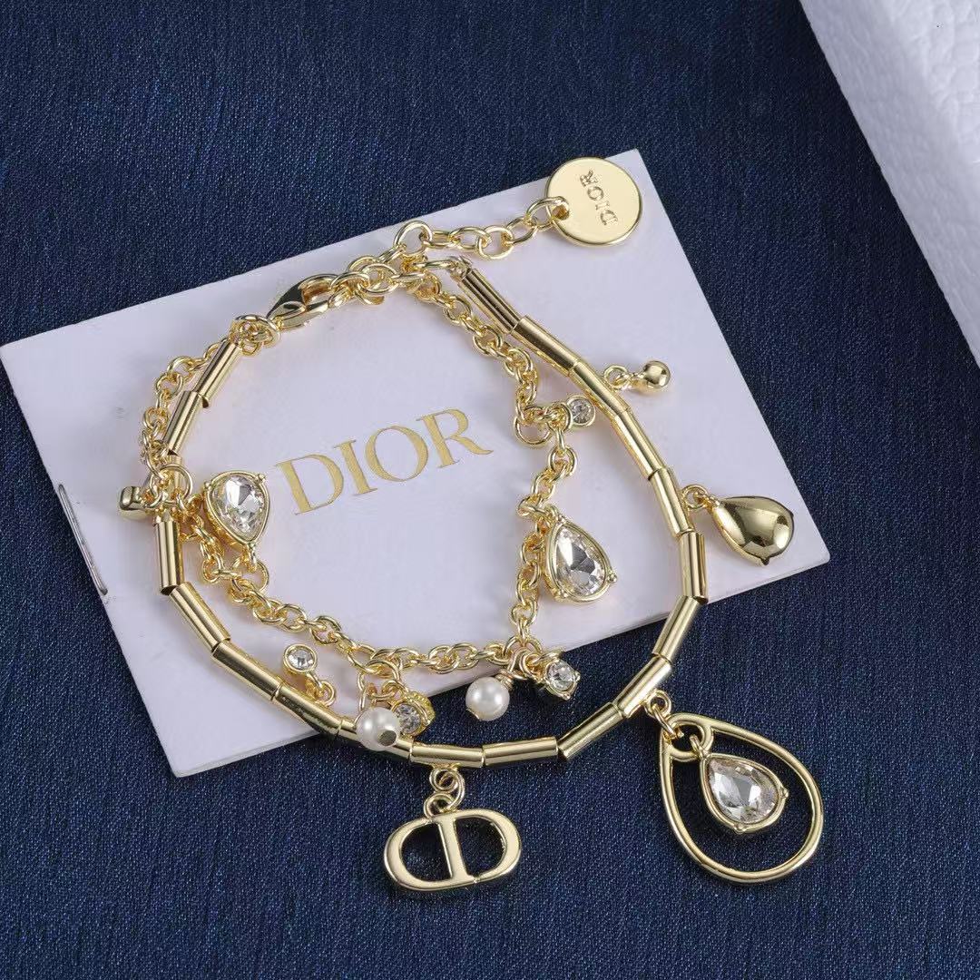 DI0R CDクリスタルダイヤモンドブレスレット【50％割引+送料無料】