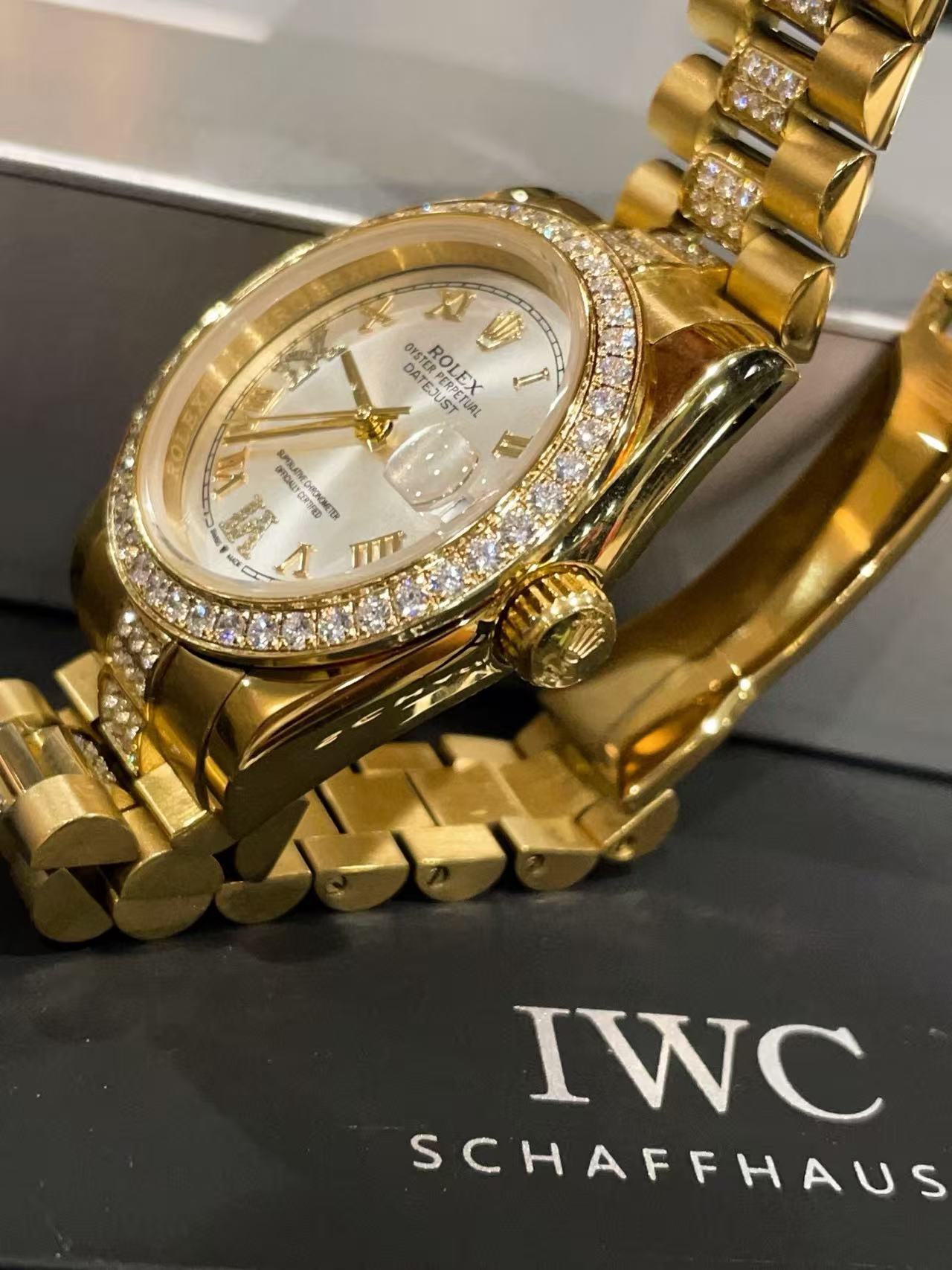 R0LEX ダイヤモンド スチールストラップ レディースウォッチ【50％割引+送料無料】