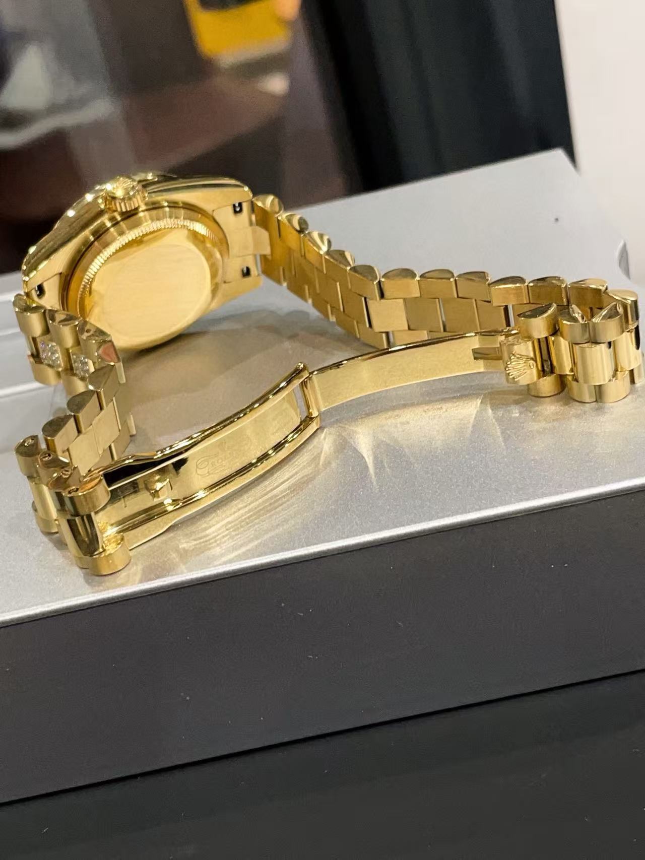 R0LEX ダイヤモンド スチールストラップ レディースウォッチ【50％割引+送料無料】