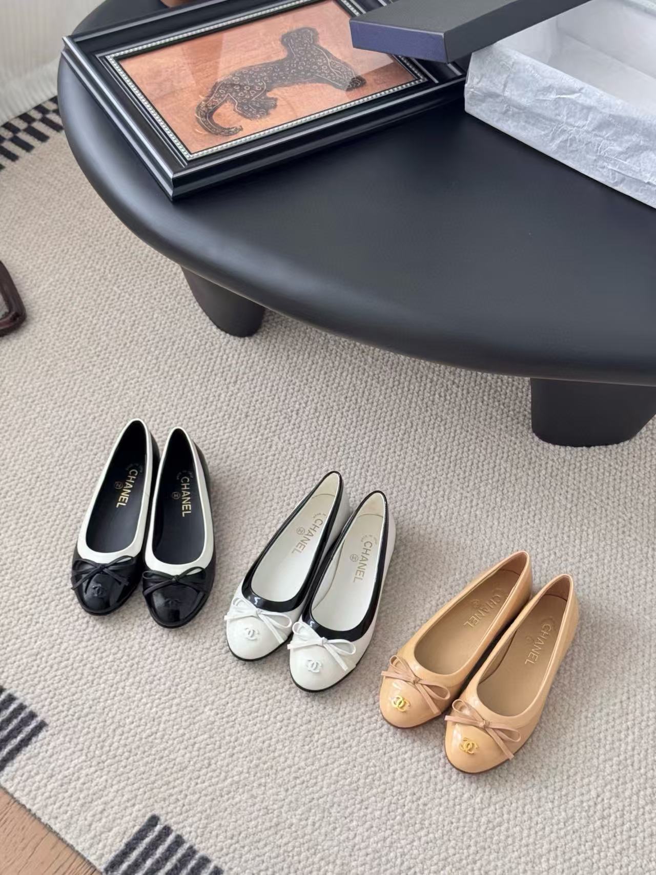 CHANE1 高品質シープスキンフラットシューズ【50％割引+送料無料】