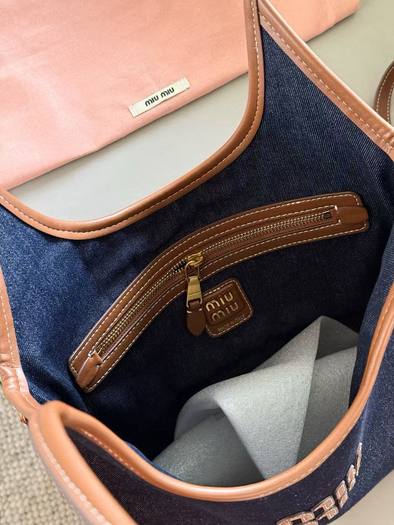 M1UM1U デニム アンダーアームバッグ【50％割引+送料無料】