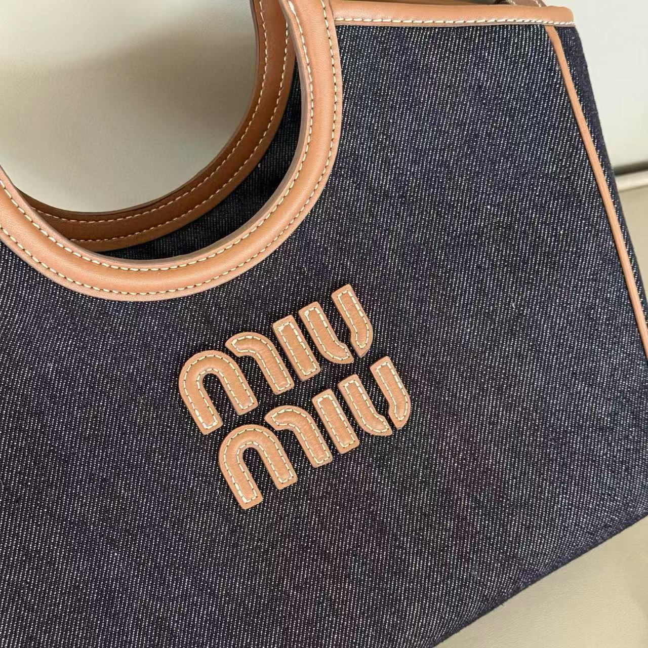 M1UM1U デニムキャンバストートバッグ【50％割引+送料無料】