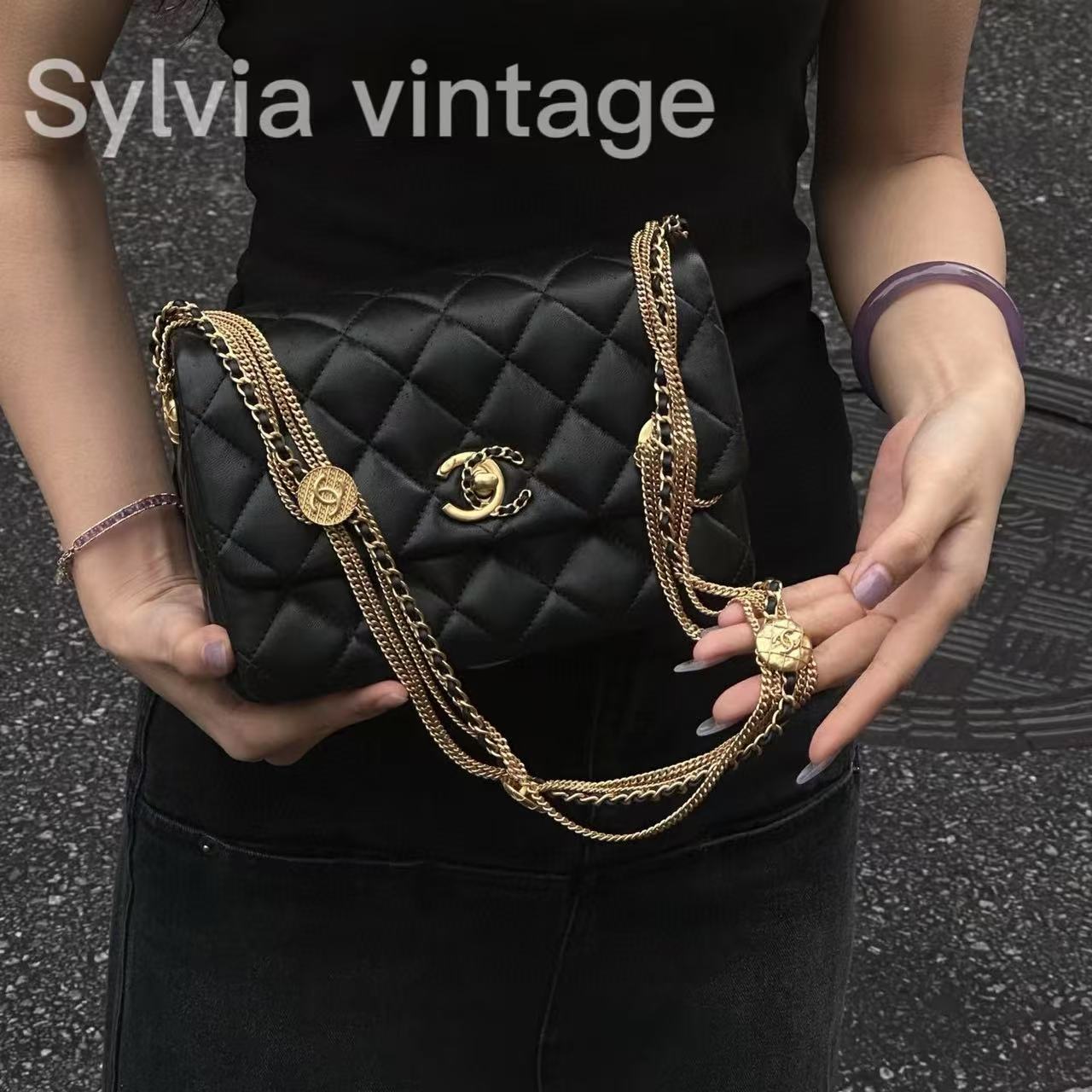 CHANE1 コインタッセルショルダーバッグ【50％割引+送料無料】