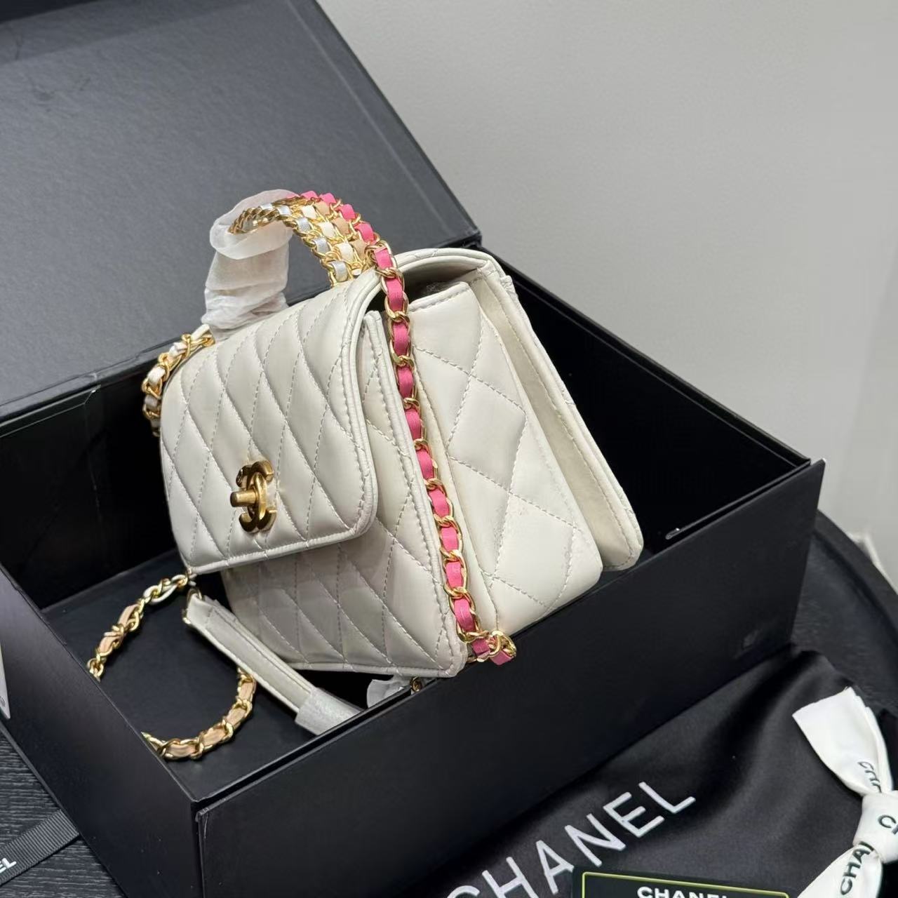 CHANE1 レインボーハンドバッグ【50％割引+送料無料】