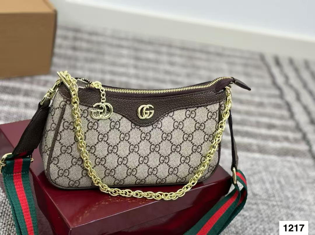 GUCC1 チェーン アンダーアーム 麻雀バッグ【50％割引+送料無料】