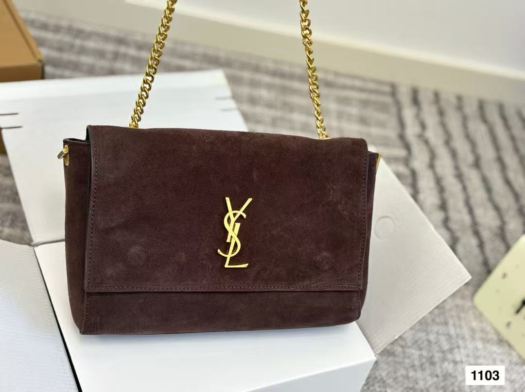 YSL kateスエードチェーンバッグ【50％割引+送料無料】