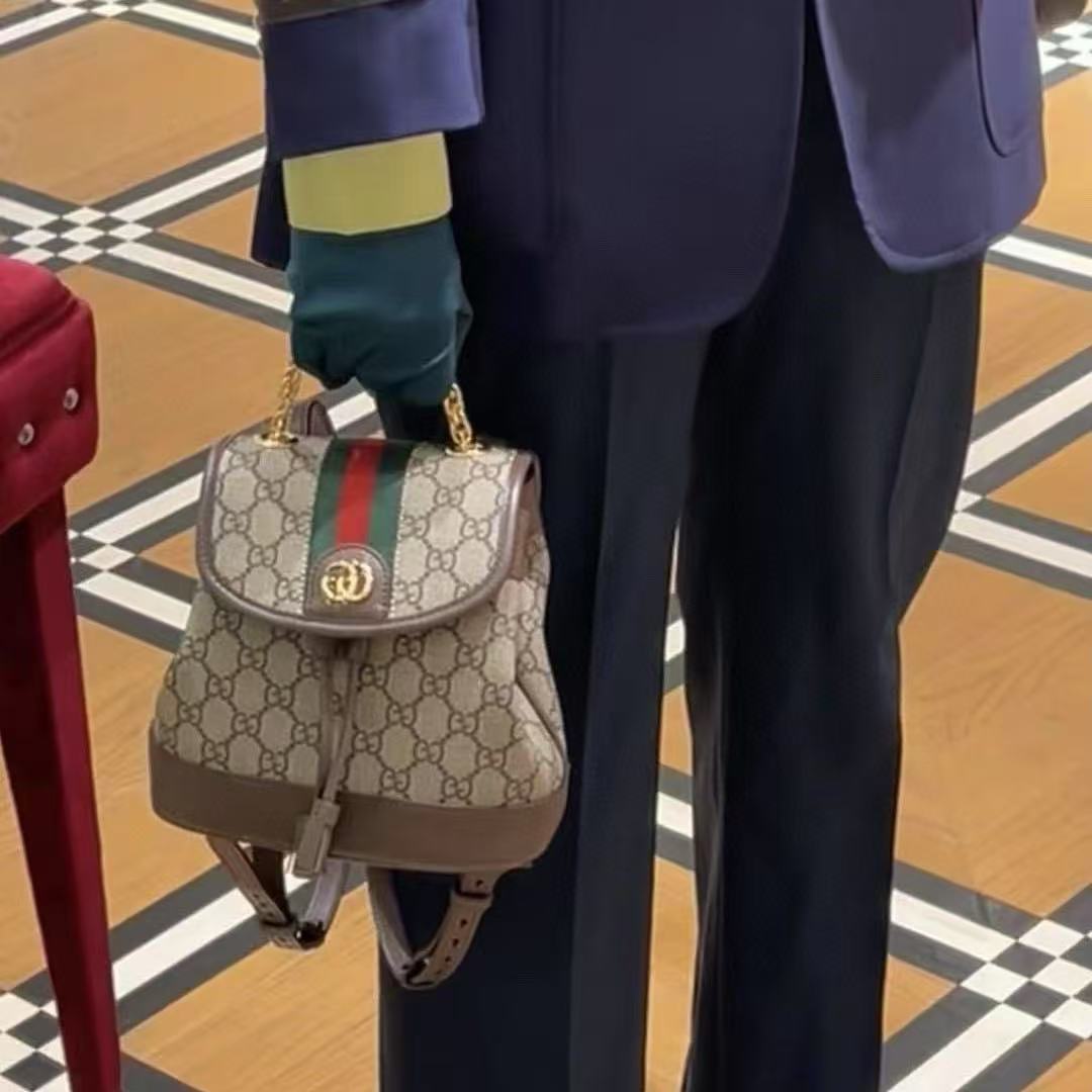 GUCC1 ジャカード バックパック【50％割引+送料無料】